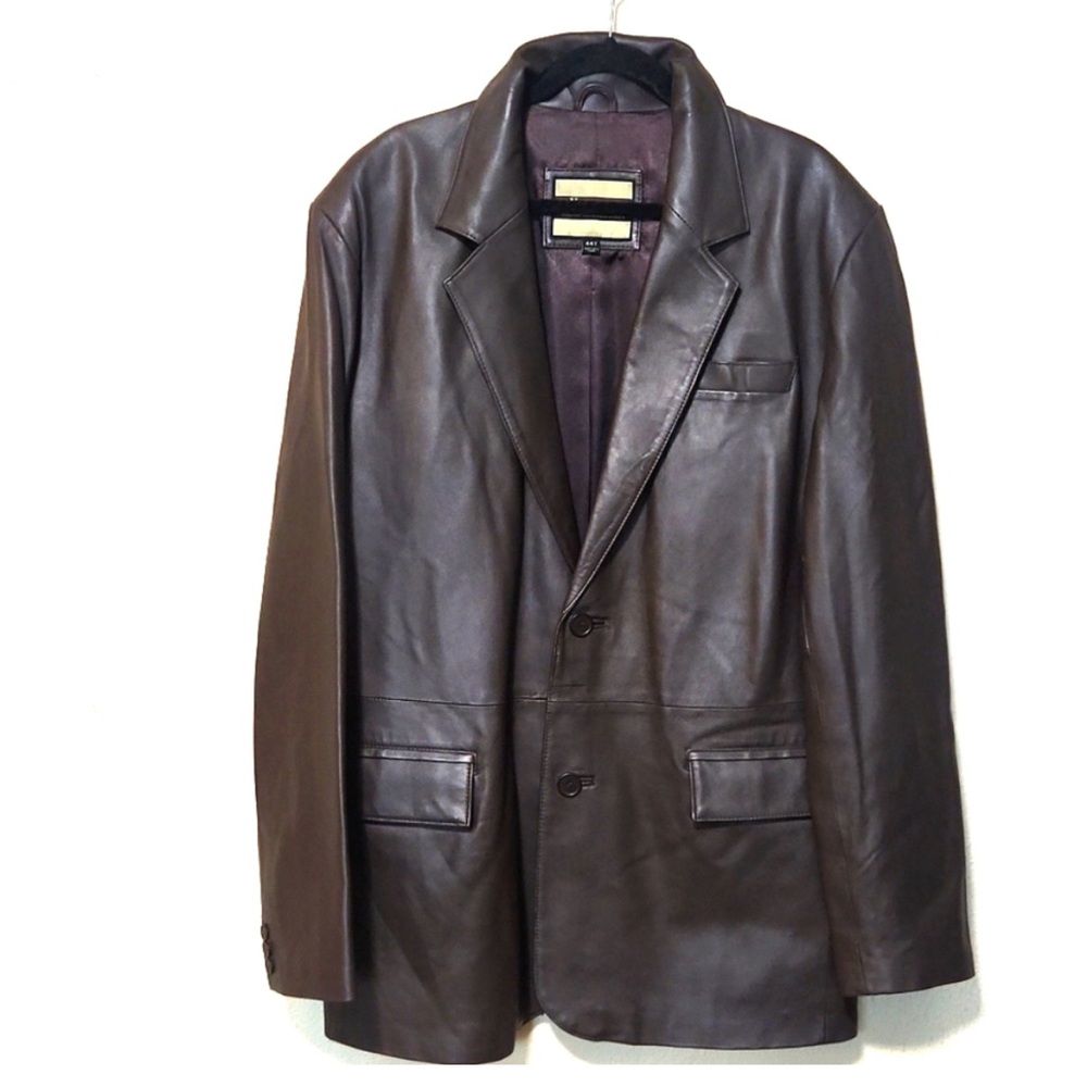 Chocolate Brown Leather Jacket